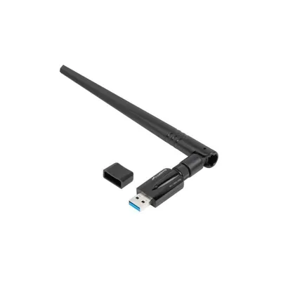 Internes WLAN USB Adapter Realtek RTL8812BU 1200 Mbit/s Dualband 2x2 Antenne Schwarz