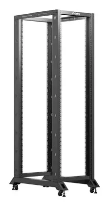 Rack Lanberg OR01-6042-B 42U 600 kg Schwarz Rackschiene Raddurchlauf