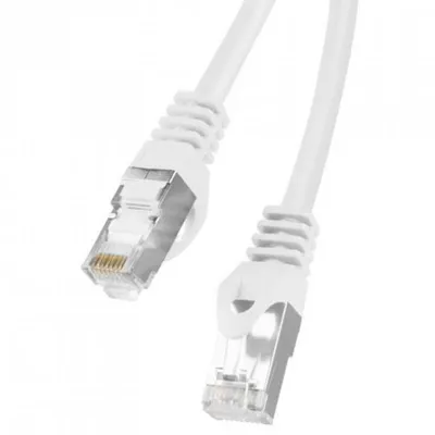 Lanberg Netzwerkkabel RJ45 Cat.6 FTP 25 cm Weiß