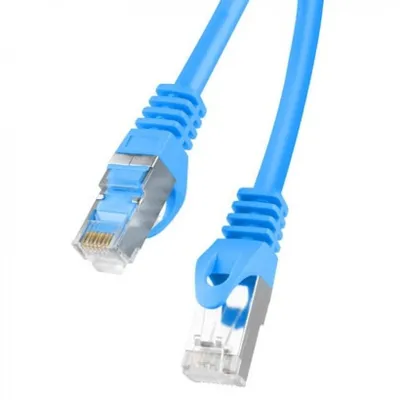 Lanberg Netzwerkkabel RJ45 Cat.6 FTP 50 cm Blau