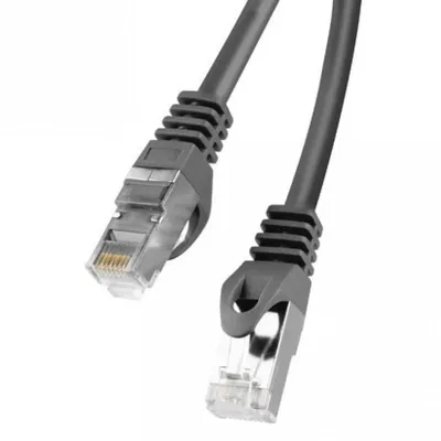 Lanberg Netzwerkkabel RJ45 Cat.6 FTP 50 cm Schwarz