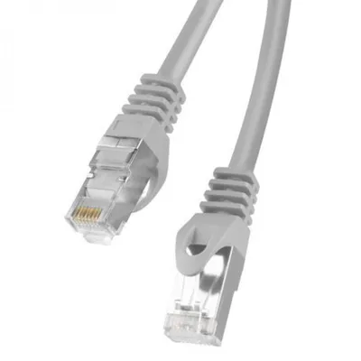 Lanberg RJ45 Cat.6 FTP Netzwerkkabel 50cm Grau