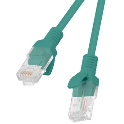 Lanberg Netzwerkkabel RJ45 UTP Cat.5e 25cm Grün