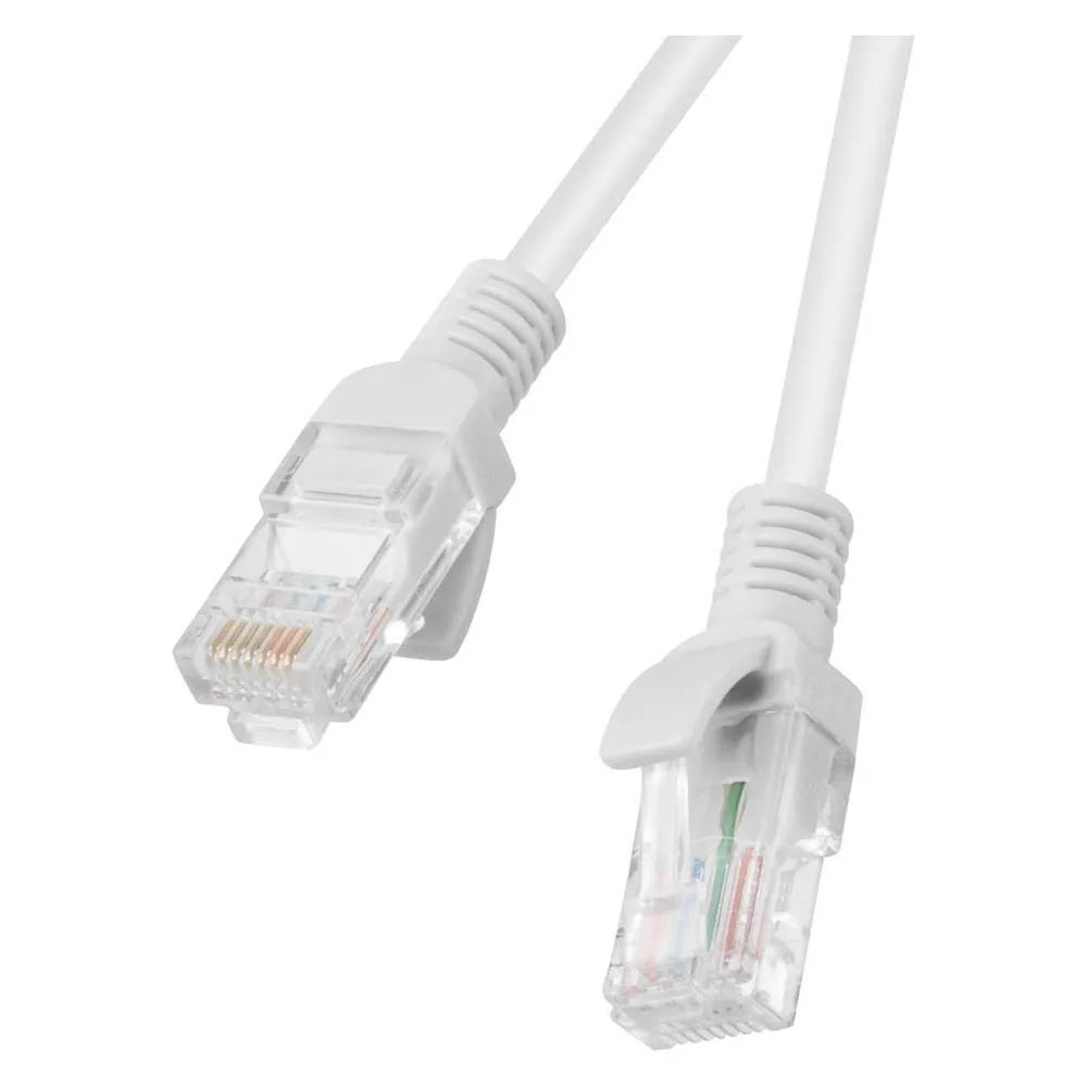 Netzwerkkabel Lanberg PCU6-10CC-0100-S Cat6 UTP 1m Grau RJ-45 Kupfer