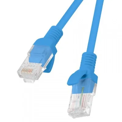 Lanberg Netzwerkkabel RJ45 UTP Cat.6 2m Blau