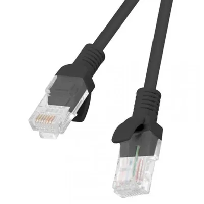 Lanberg Netzwerkkabel RJ45 UTP Cat.6 2m Schwarz