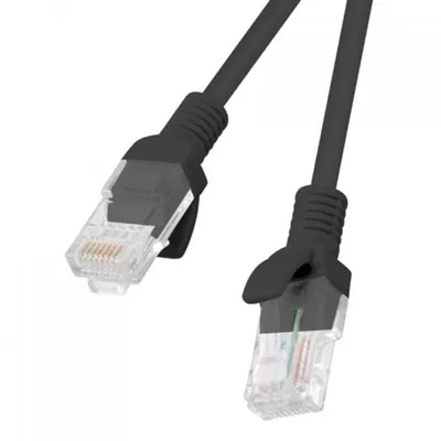 Lanberg Netzwerkkabel RJ45 UTP Cat.6 5m Schwarz