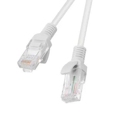 Lanberg Netzwerkkabel RJ45 UTP Cat.6 Fluke Pass Test 5m Grau