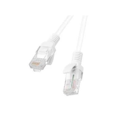 Netzwerkkabel Lanberg PCU6-10CC-0500-W 5 m Cat6 U/UTP RJ-45 Weiß