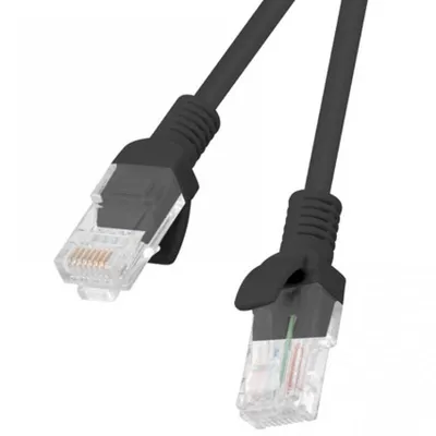 Lanberg Netzwerkkabel RJ45 UTP Cat.6 10m Schwarz