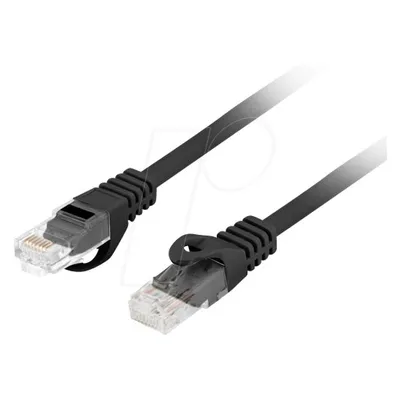 Netzwerkkabel Lanberg PCU6-10CU-0300-BK Cat6 3 m UUTP RJ-45 Schwarz