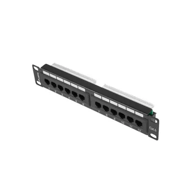 Lanberg PPU6-9012-B Metall USB-Port-Halterung Schwarz 215 mm