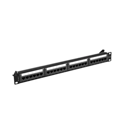 Patchpanel Lanberg PPUA-1024-B Cat6a U/UTP Montage 1U Schwarz Patchpanel Lanberg PPUA-1024-B Cat6a U/UTP Montage 1U Schwarz