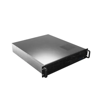 Rackserver-Gehäuse Lanberg SC01-5202-12B 2U 3x80mm Lüfter Schwarz 10x Laufwerke
