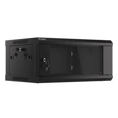 Rack-Gehäuse Lanberg WF01-6404-10B 19" 4U Wandmontage IP20 Schloss Rack-Gehäuse Lanberg WF01-6404-10B 19" 4U Wandmontage IP20 Schloss