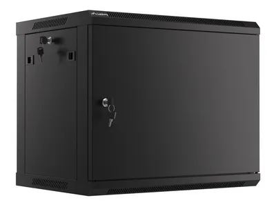 Wandmontage-Schrank Lanberg WF01-6409-00B 9U 60kg Schwarz Wandmontage-Schrank Lanberg WF01-6409-00B 9U 60kg Schwarz