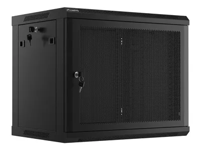 Wand-Rack Lanberg WF01-6409-23B Schwarz 9U 60kg Wand-Rack Lanberg WF01-6409-23B Schwarz 9U 60kg