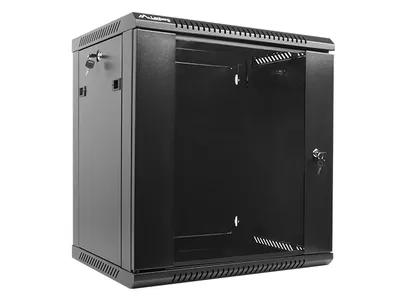 Wandmontiertes Lanberg WF01-6412-10B 12U IP20 Schwarz 60kg Tragkraft