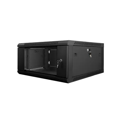 Bastidor Lanberg WF01-6604-10B Wandmontage 4U 60 kg Schwarz Bastidor Lanberg WF01-6604-10B Wandmontage 4U 60 kg Schwarz