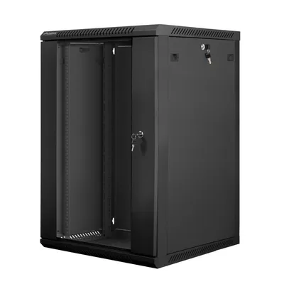 Wandrack Lanberg WF01-6618-10B 18U 60 kg Schwarz Wandrack Lanberg WF01-6618-10B 18U 60 kg Schwarz
