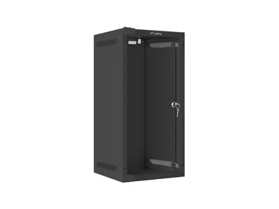 Wandbefestigter Lanberg WF10-2312-10B 12U 20kg Schwarzer RAL9004 Wand-Rack