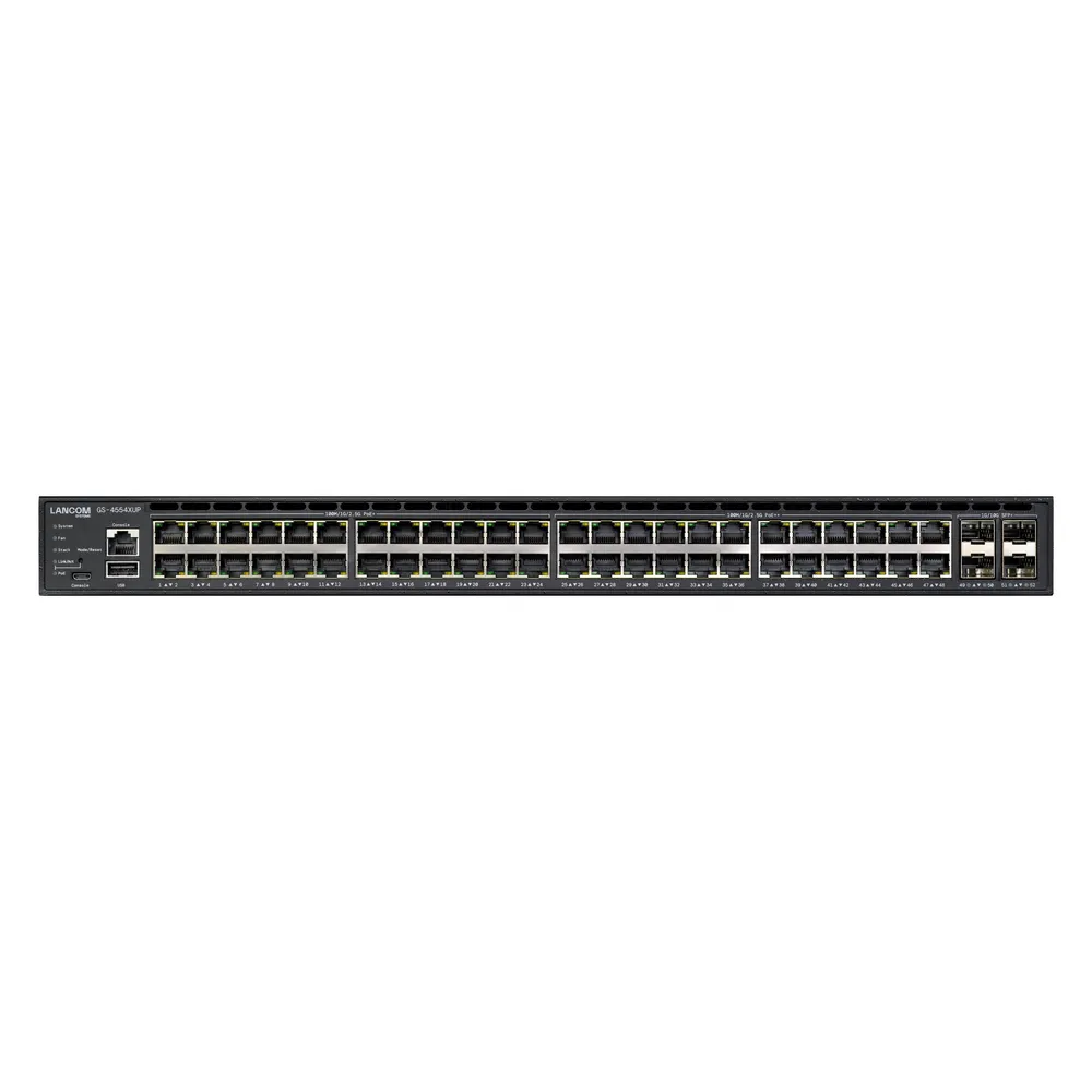 Lancom Systems LANCOM GS-4554XUP Stackable L3-Managed Multi-Gig PoE++ Access Switch 24x 2.5G PoE+ 802.3at 24x 2.5 G