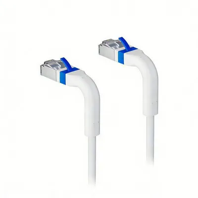 Netzwerkkabel Lanview LV-6AFTP-FLEX-ANG-05W-S CAT6a U/FTP 5 m Slim LSZH weiß
