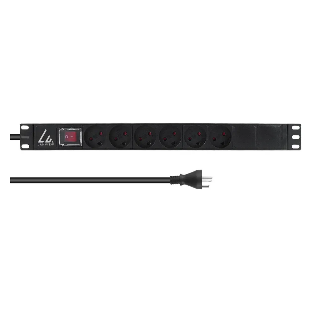 Lanview Rack-Montage-Steckdosenleiste
