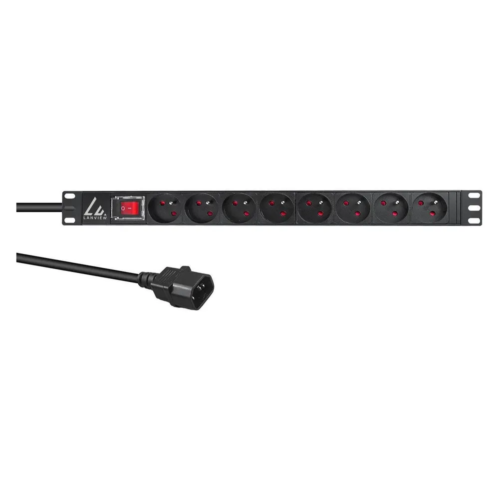Lanview 19" rack mount power strip