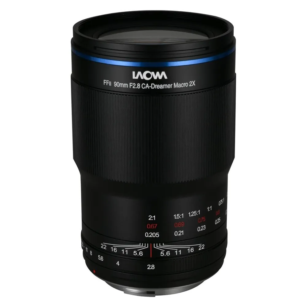 Objektiv Laowa VE9028RF 90 mm f/2.8 2x Makro Canon RF Manuell Montierung RF Schwarz