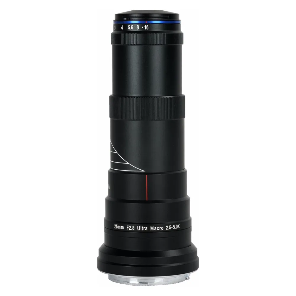 Laowa Objectif 25mm F/2.8 2.5-5x Ultra Macro Kompatibel mit Canon RF