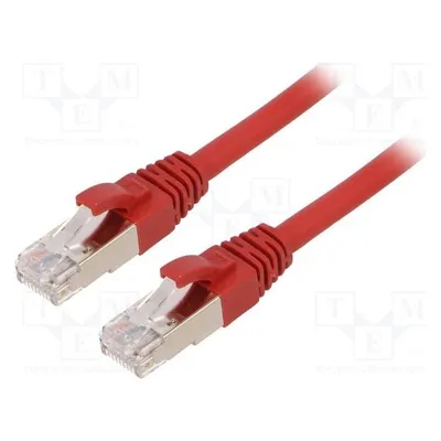 Lapp CAT.6a Netzwerkkabel Etherline LAN, UL-Zertifizierung, 0,5 m, rot