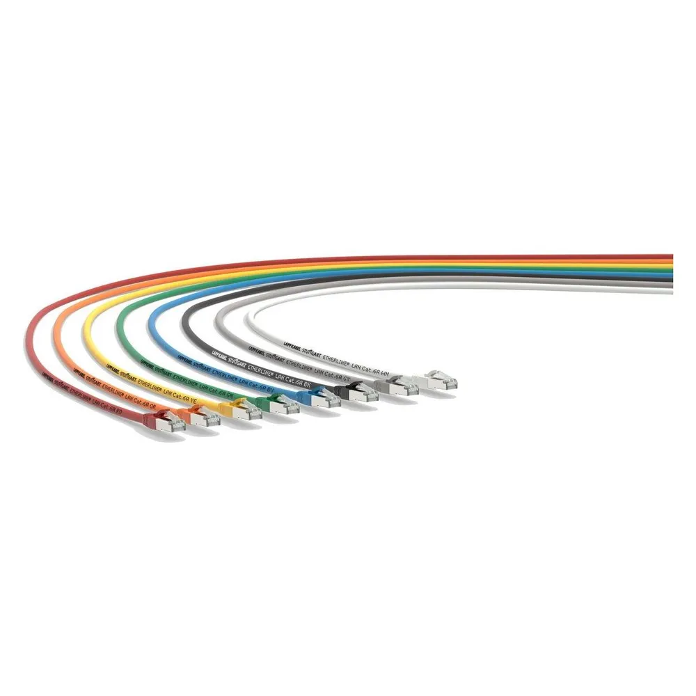 Lapp CAT.6a Netzwerkkabel Etherline LAN, UL-Zertifizierung, 20,0 m, gelb