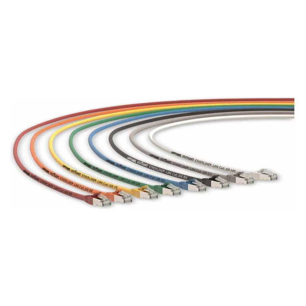 Lapp CAT.6a Netzwerkkabel Etherline LAN, UL-Zertifizierung, 25,0 m, gelb