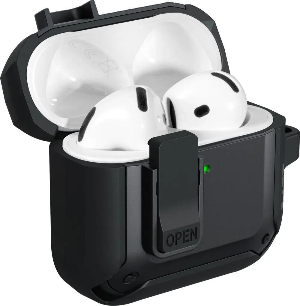 LAUT Zentry Case für AirPods Pro (4. Gen), Schwarz