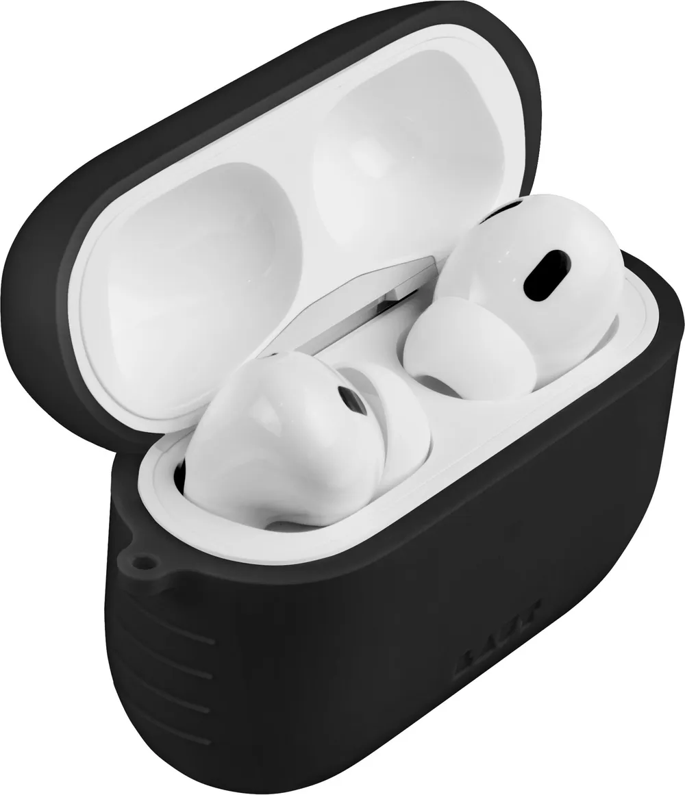 LAUT Pod Case für AirPods Pro (1./2. Gen), Schwarz, Schwarz