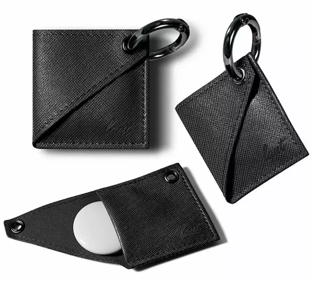 LAUT Prestige Case für AirTag, Schwarz