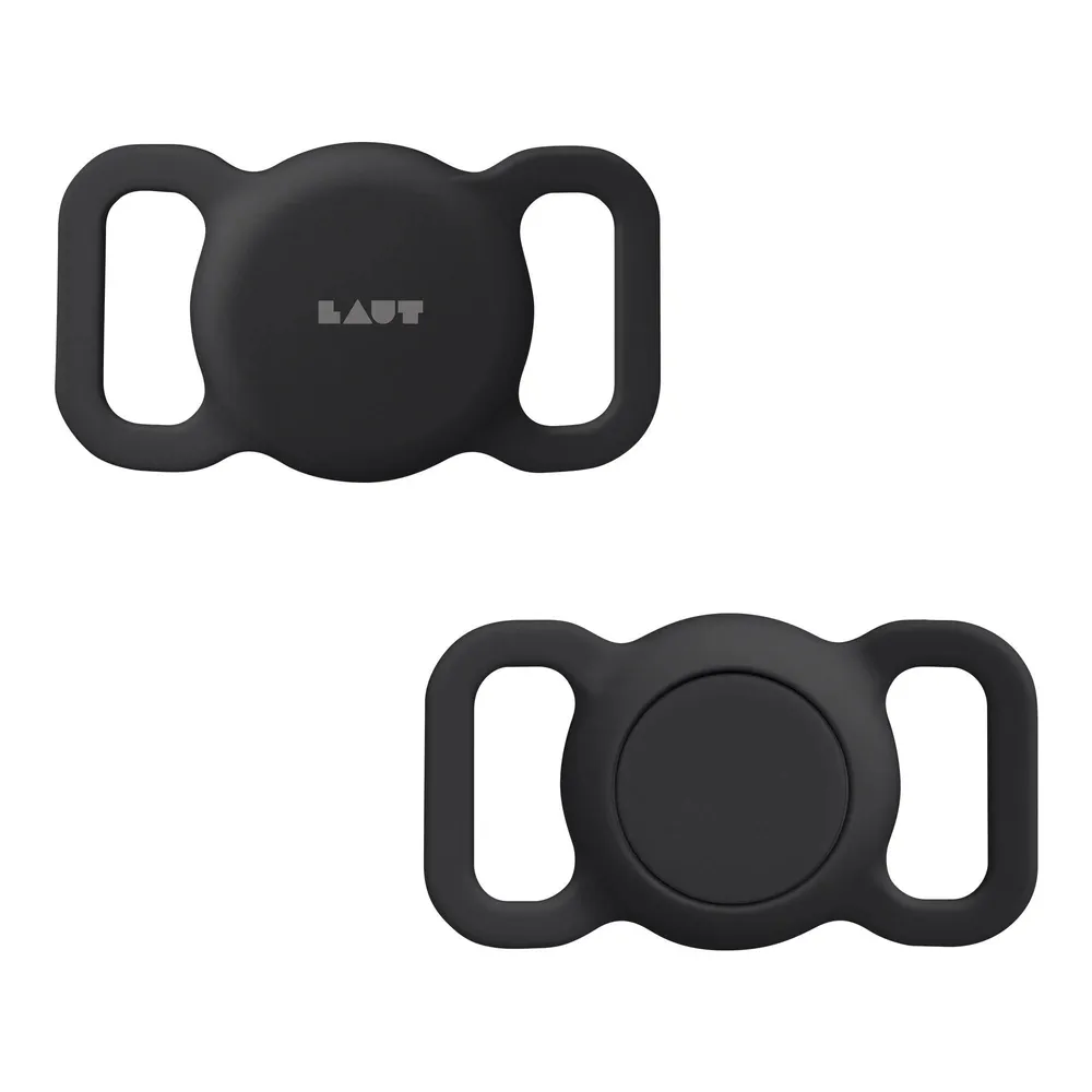 LAUT PET TAG Case für AirTag, Schwarz