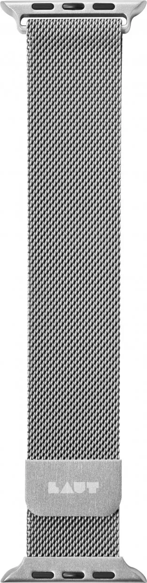 LAUT Steel Loop Watch Strap, Silber, 44mm, 45mm, 42mm (Series 1/2/3), 49mm, 46mm
