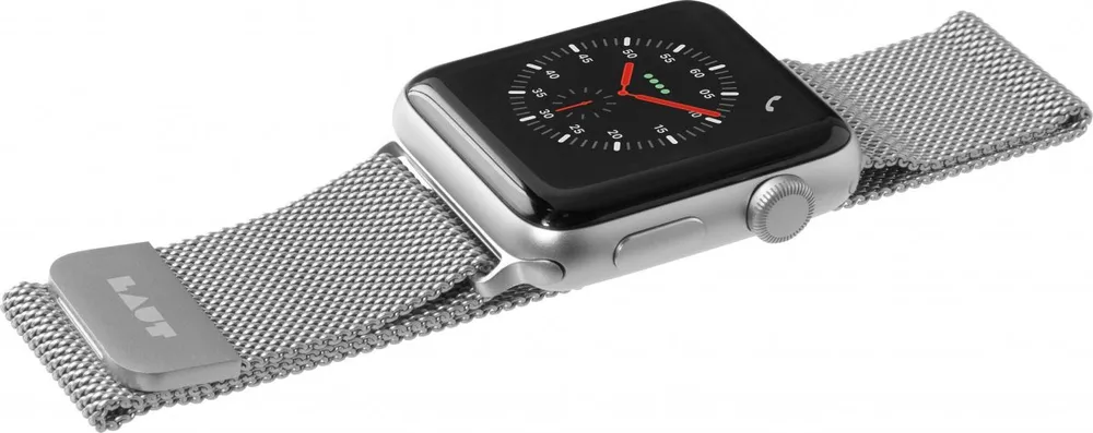 LAUT Steel Loop Watch Strap, Silber, 40mm, 41mm, 38mm, 42mm (Series 10/11)