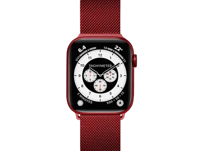LAUT Steel Loop Watch Strap, Rot, 40mm, 41mm, 38mm, 42mm (Series 10/11)
