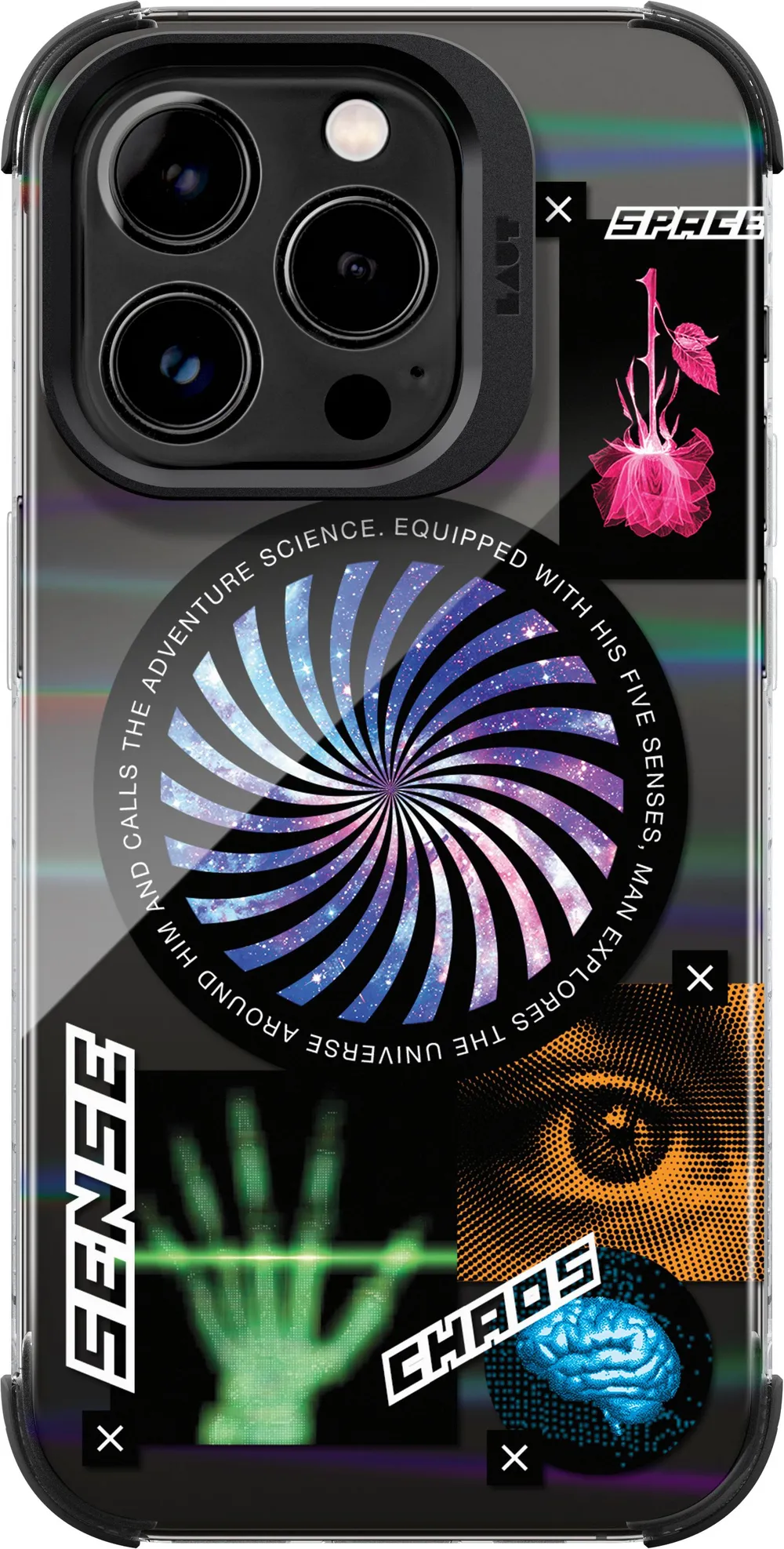 POP COSMIC iPhone 15 Pro Case, Transparent