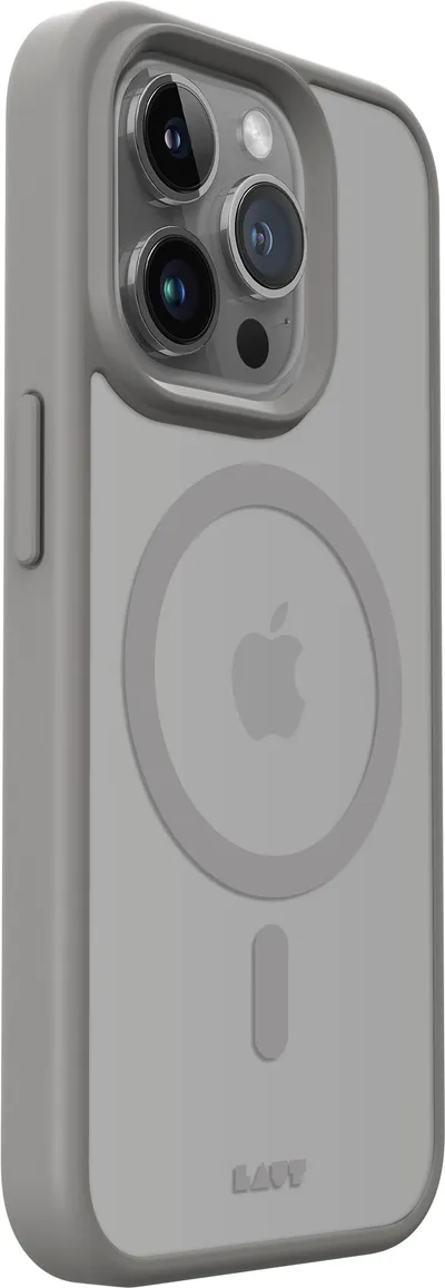 LAUT Huex Protect Case für iPhone 15 Pro Max, Grau