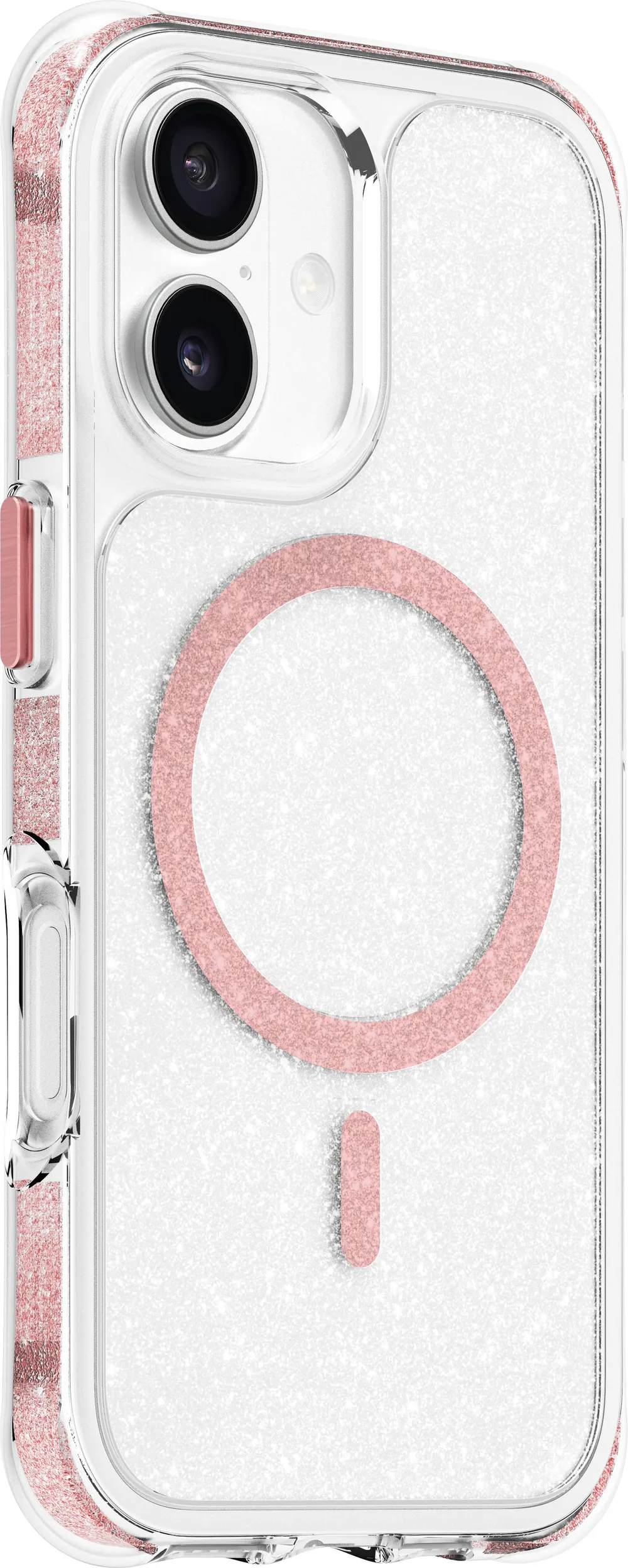 LAUT Aero Sparkle Case für iPhone 17, Crystal Pink