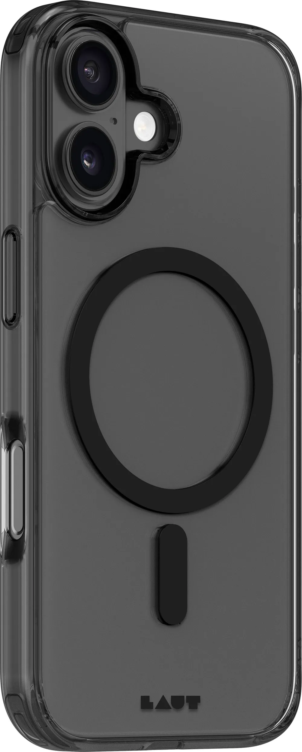 LAUT Crystal Fluro Case für iPhone 17, Clear Black