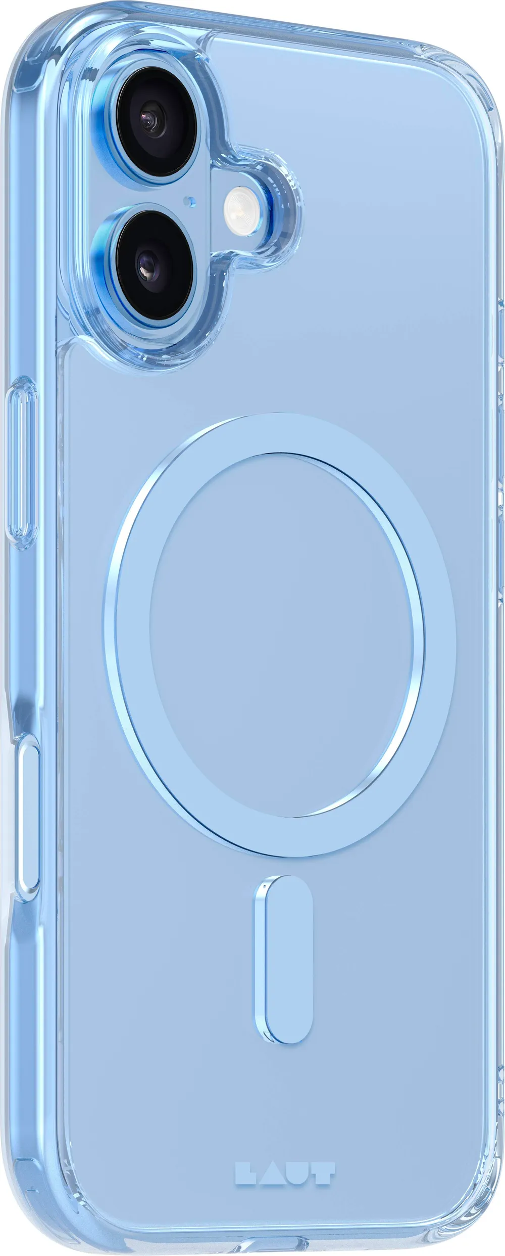 LAUT Crystal Fluro Case für iPhone 17, Light Blue