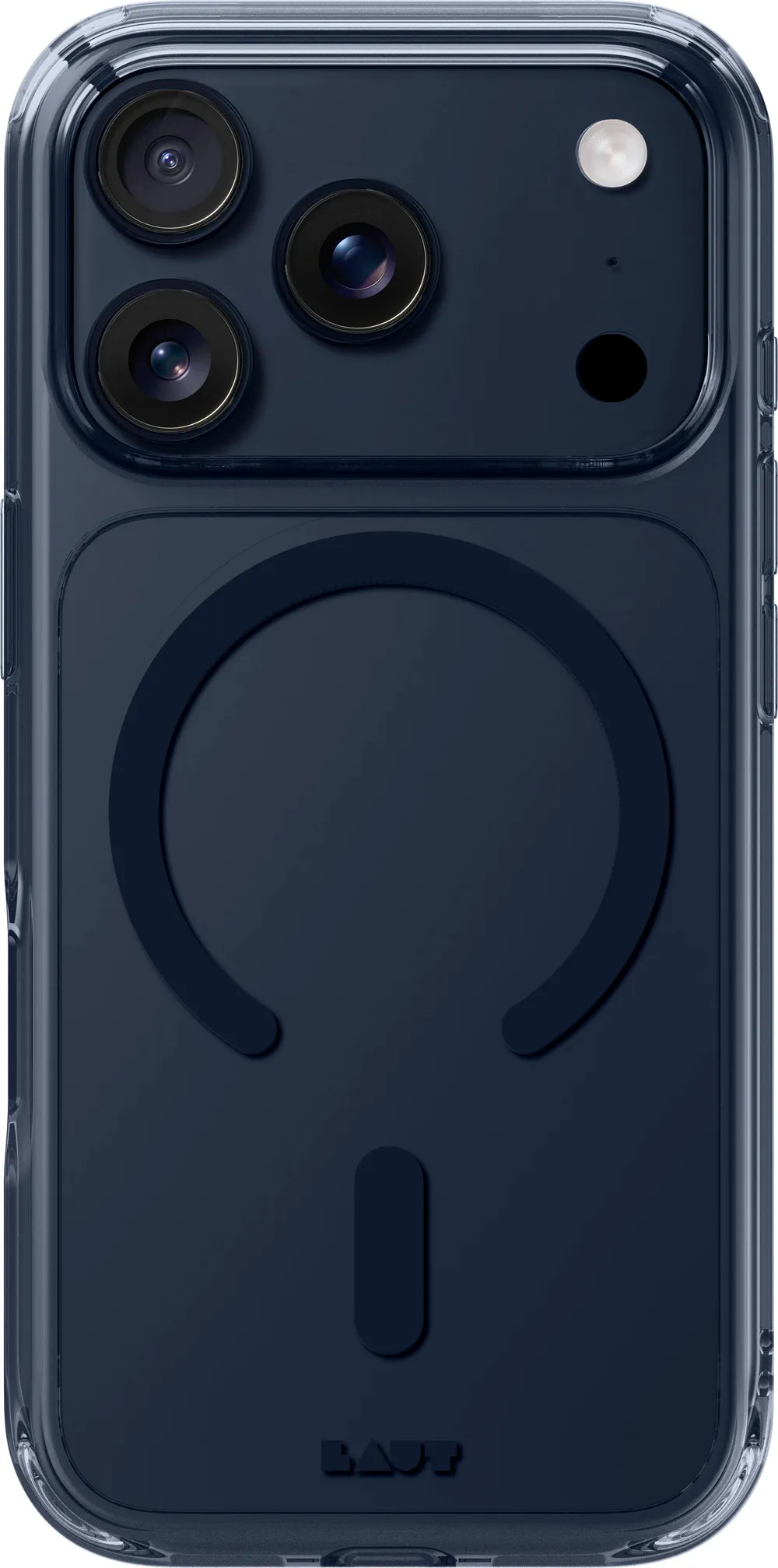LAUT Crystal Fluro Case für iPhone 17 Pro, Clear Midnight