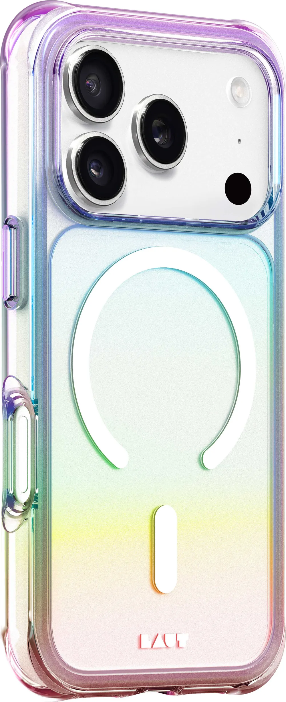 LAUT Aero Holo Case für iPhone 17 Pro Max, Weiß