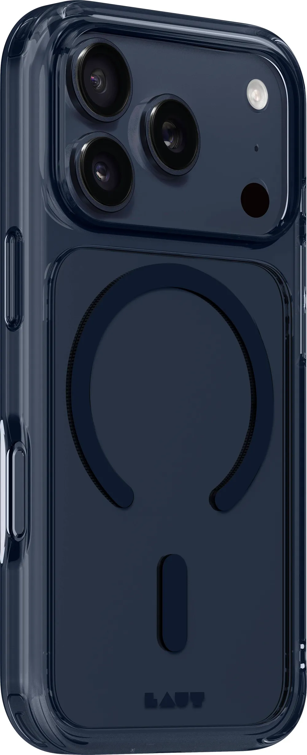 LAUT Crystal Fluro Case für iPhone 17 Pro Max, Clear Midnight