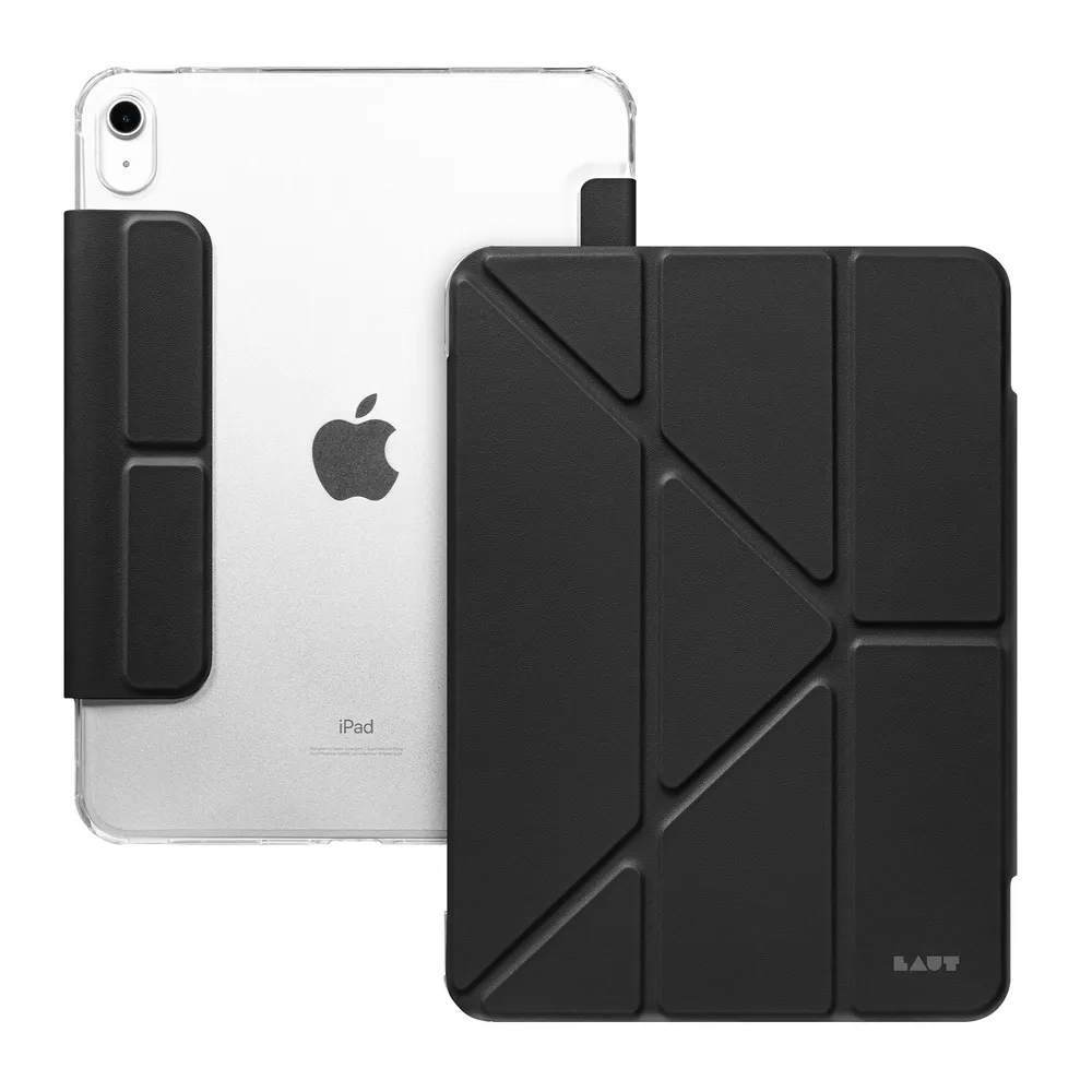 LAUT HUEX Folio Case für iPad 11" (A16) / iPad 10.9" (10. Gen), Schwarz